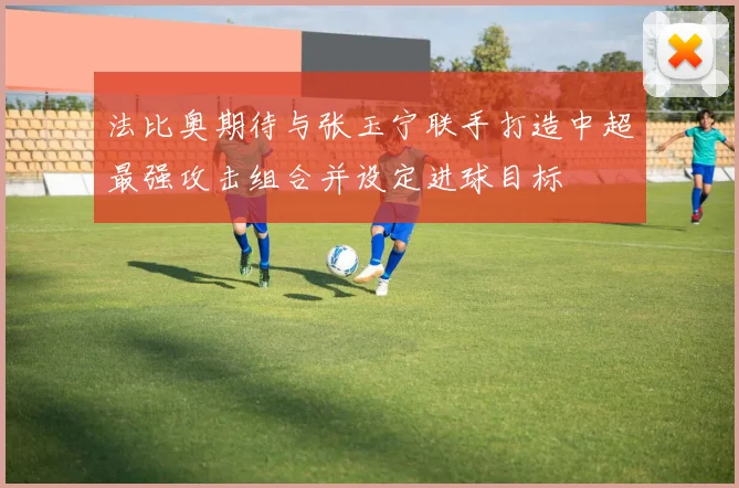 法比奥期待与张玉宁联手打造中超最强攻击组合并设定进球目标